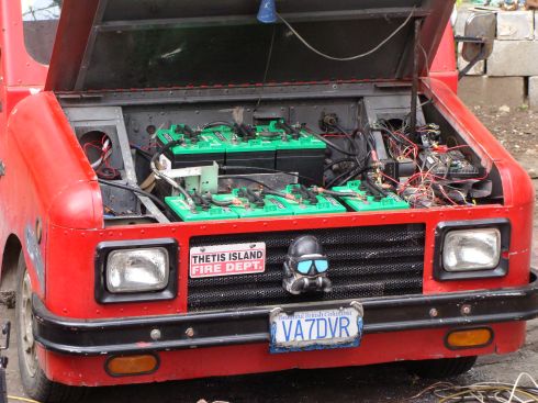 EV1 engine compartmnet