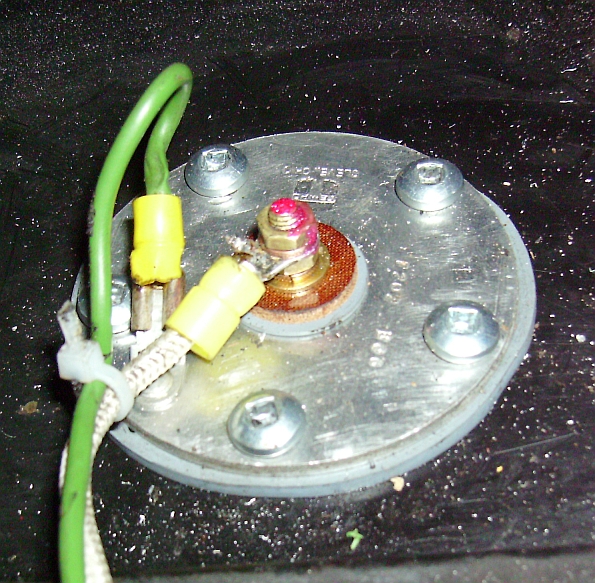 installed fuel sender