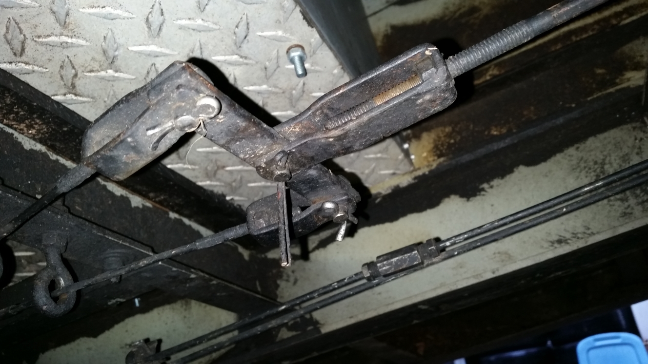 Kubvan hand brake cable